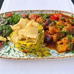 Chilli chicken cu sos de soia și orez sălbatic livrare Târgu Jiu