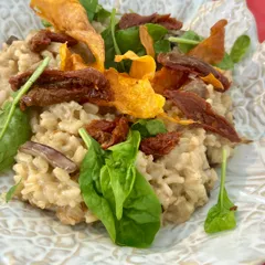 Risotto cu funghi porcini & spanac livrare Târgu Jiu